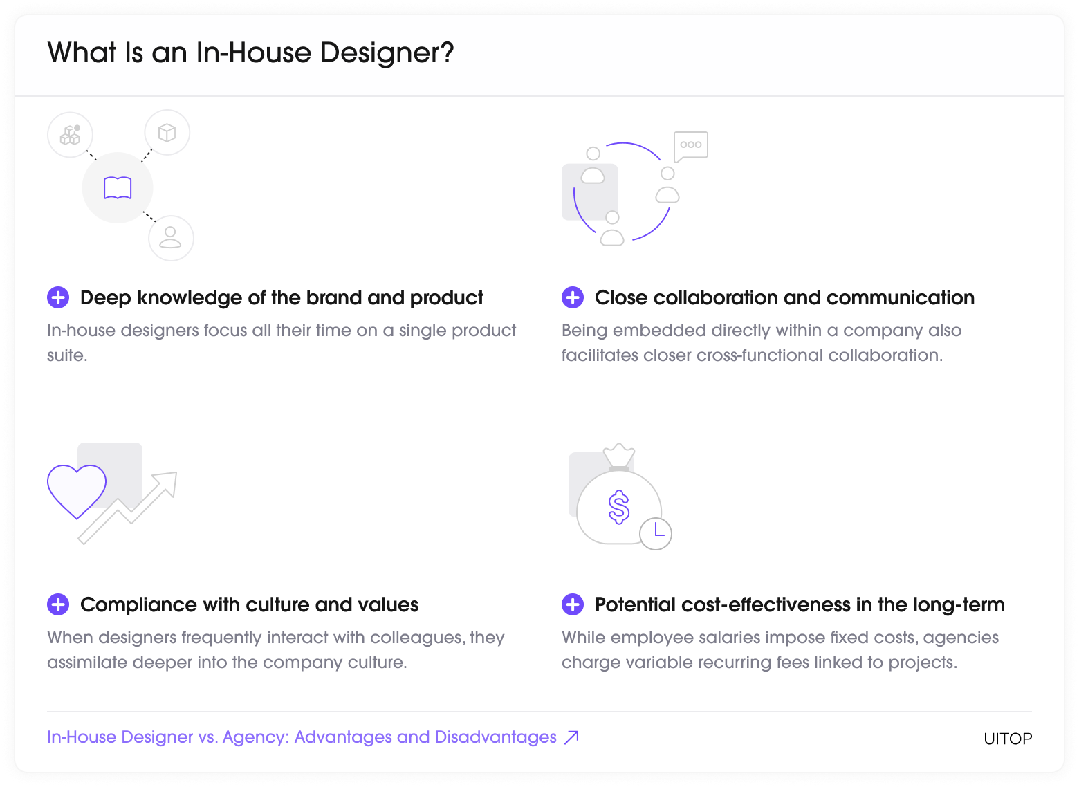 advantages of hiring an in-house designer