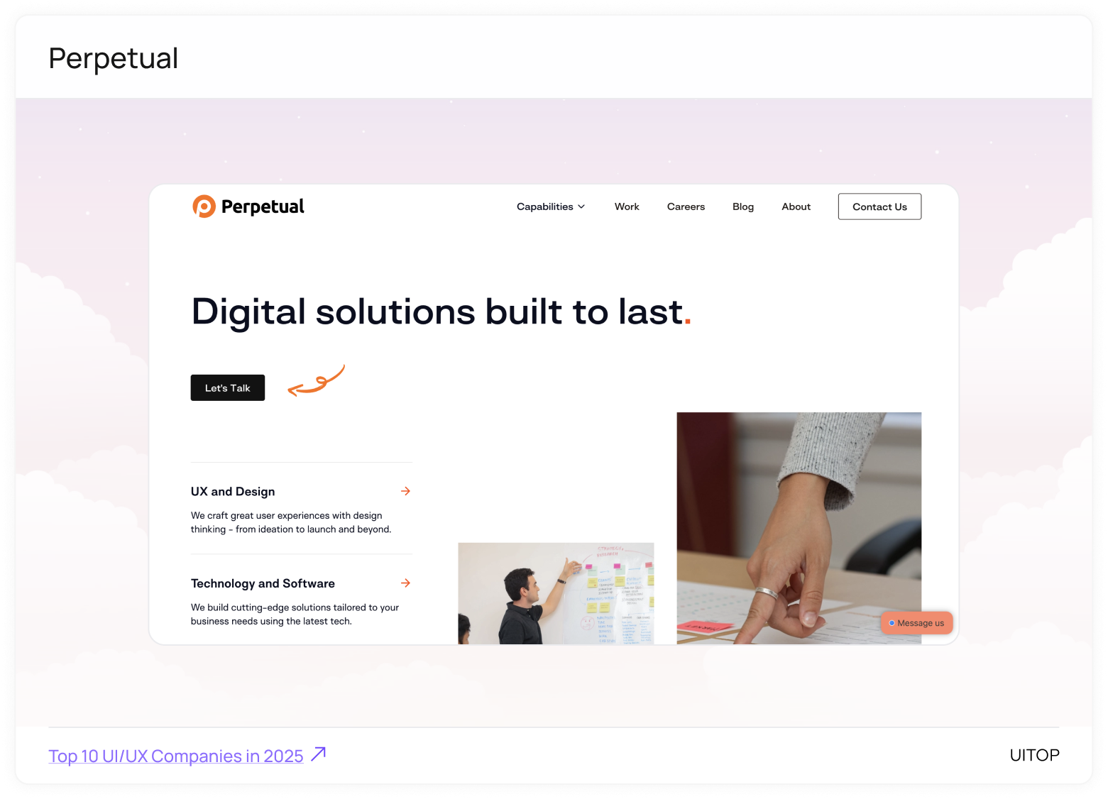UI/UX company Perpetual