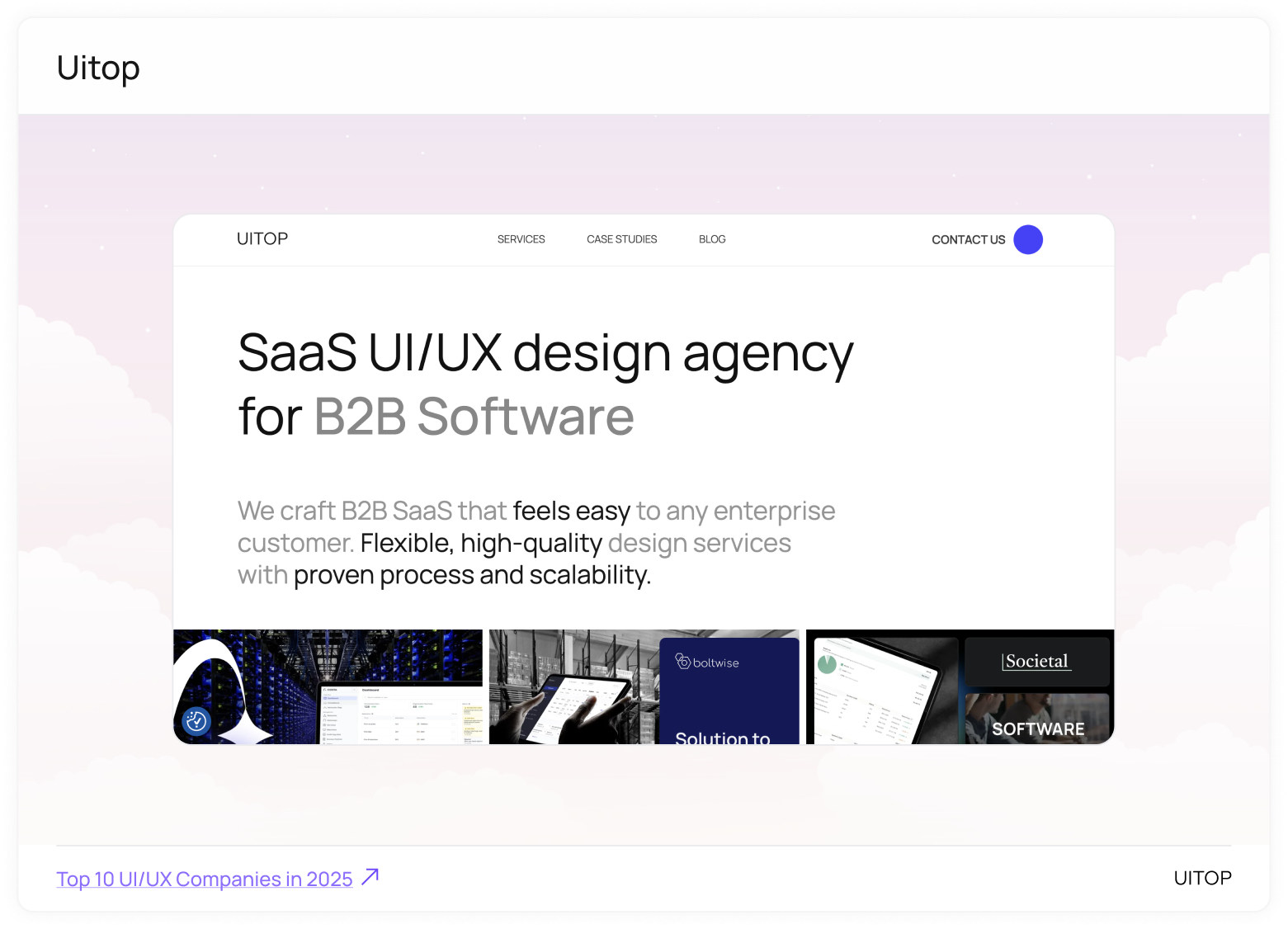 UI/UX company UITOP