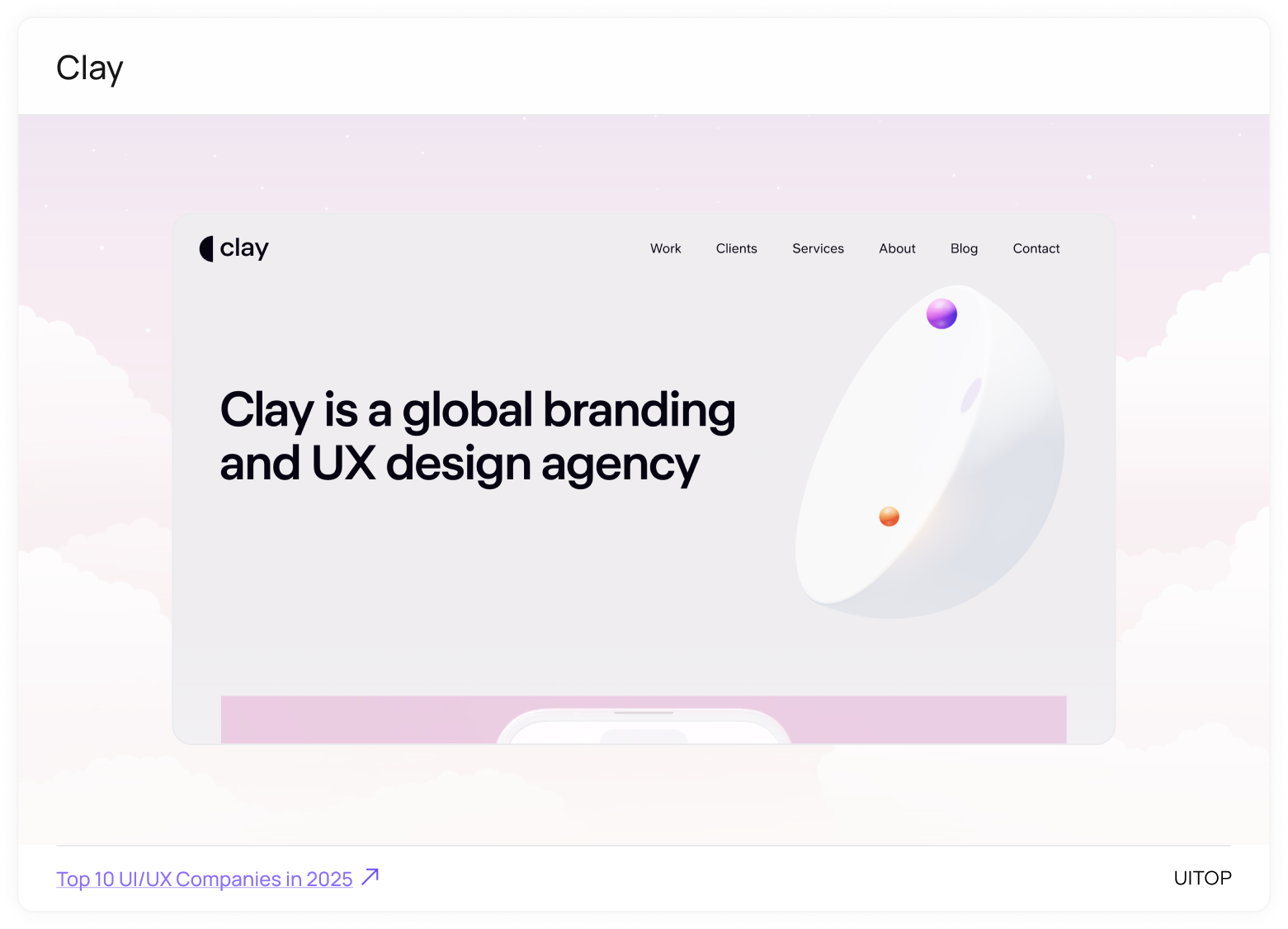 UI/UX company Clay