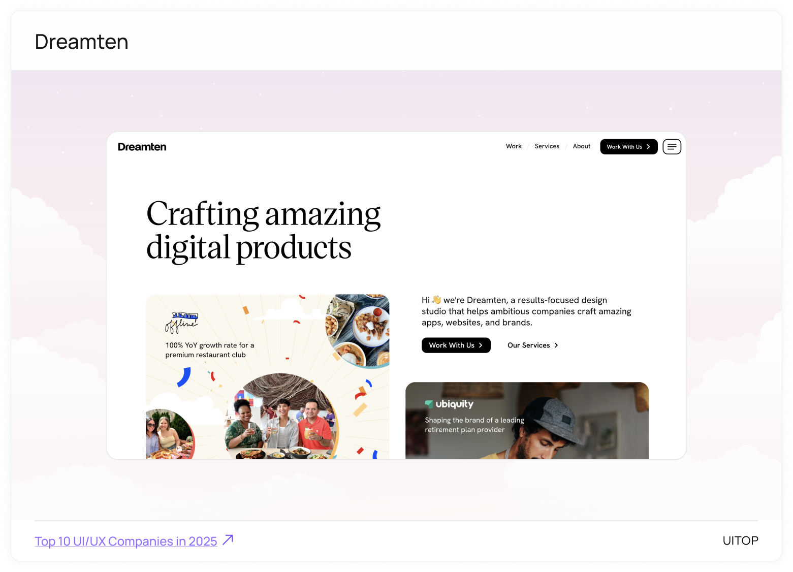 UI/UX company Dreamten