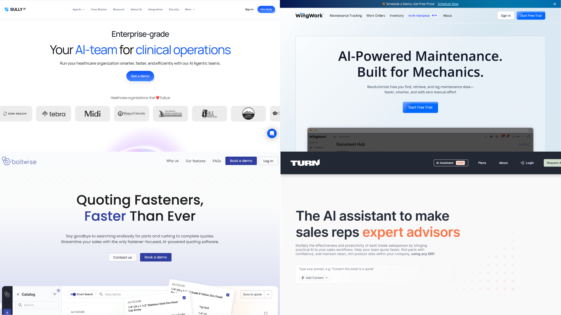 Cases with AI-based solutions