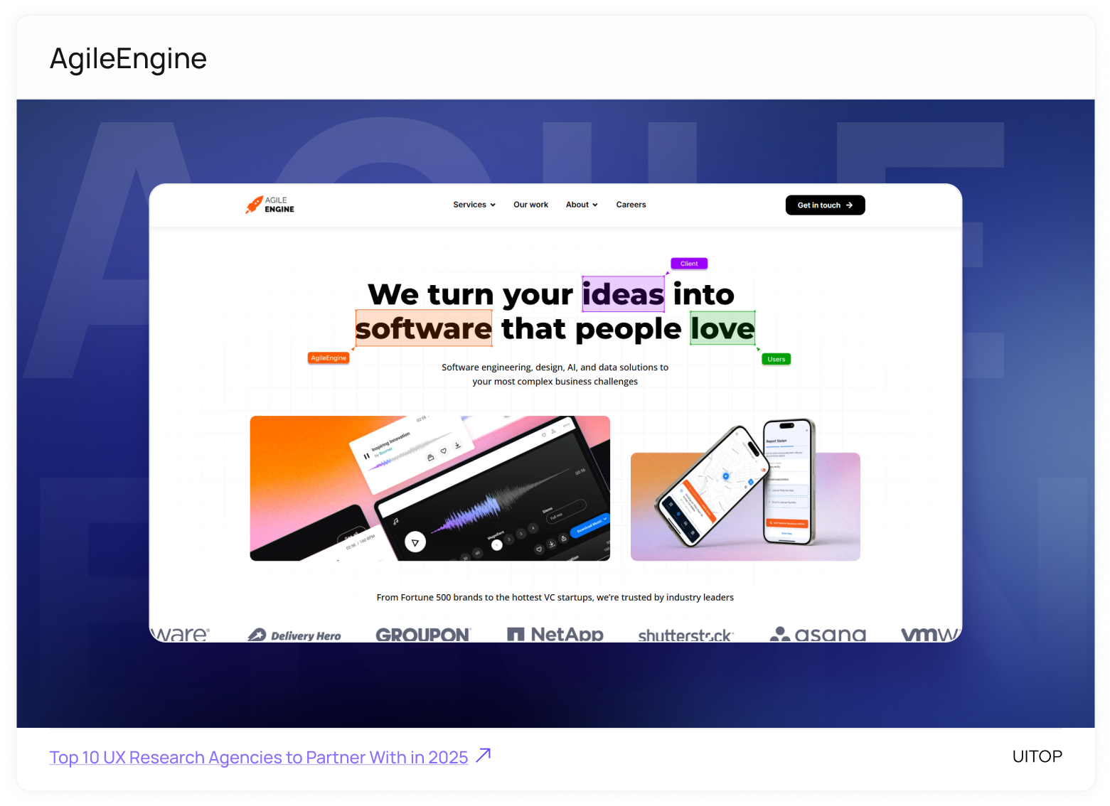 AgileEngine UX Research Agency