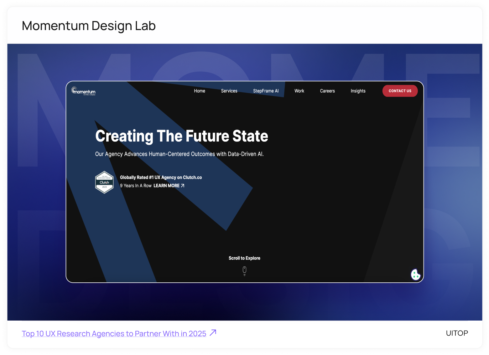 Momentum Design Lab UX Research Agency