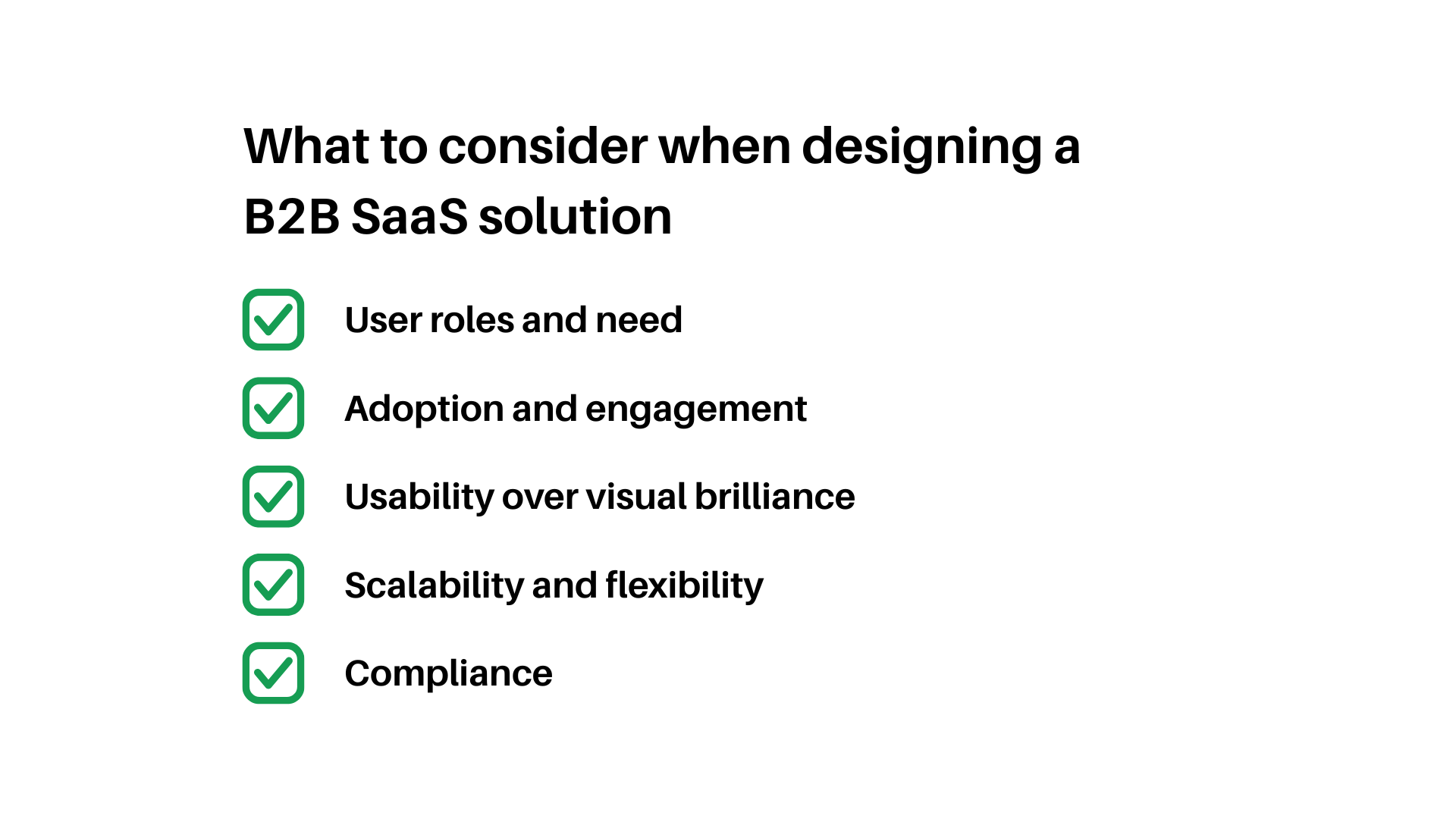 Considerations in SaaS Product’s Design