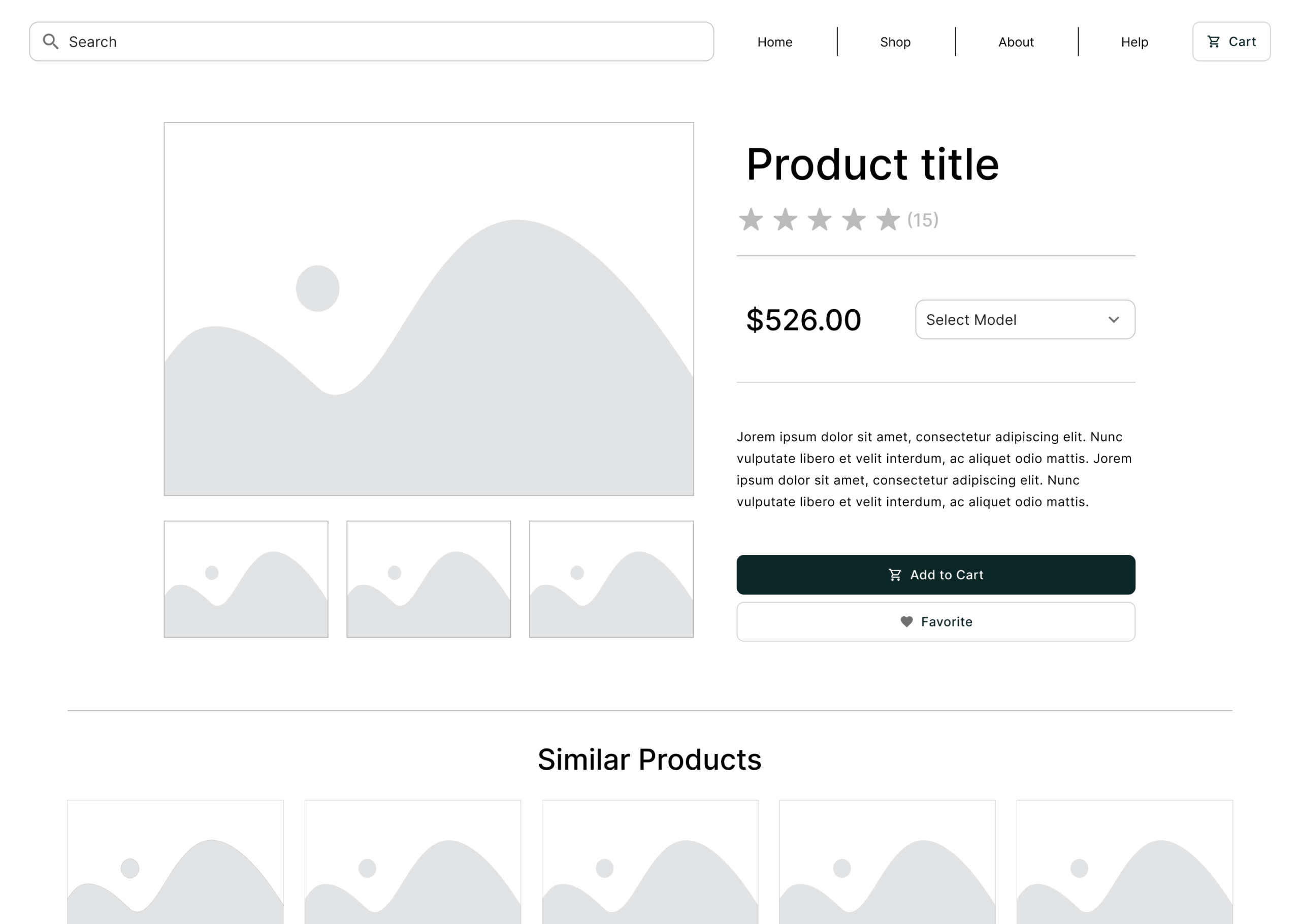 E-Commerce Checkout Page Structure