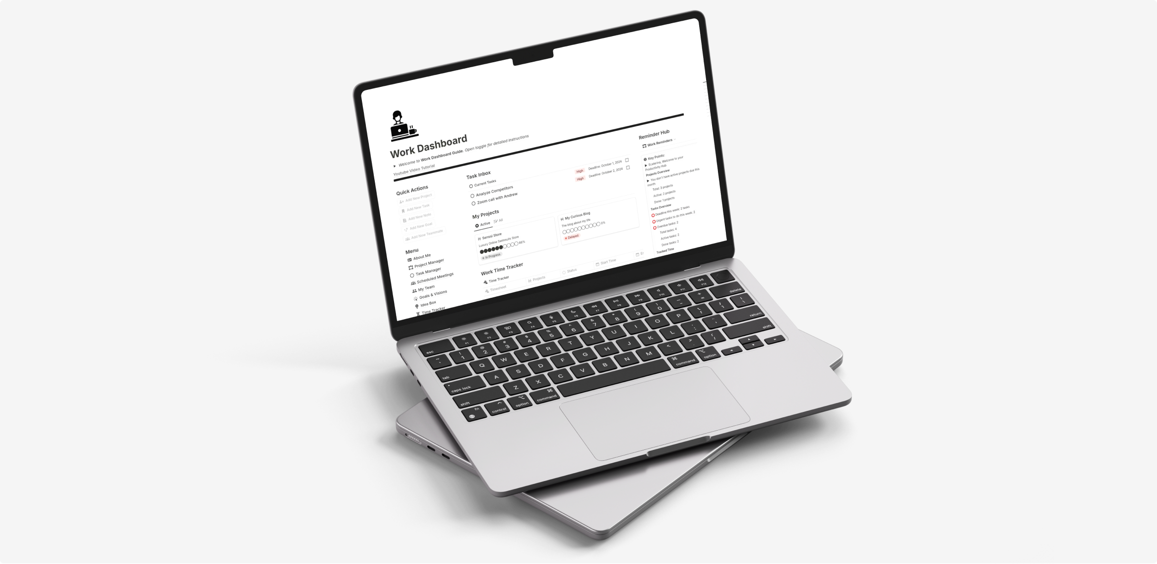 Clean interface design