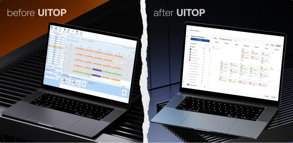 UITOP TimeXpress redesign